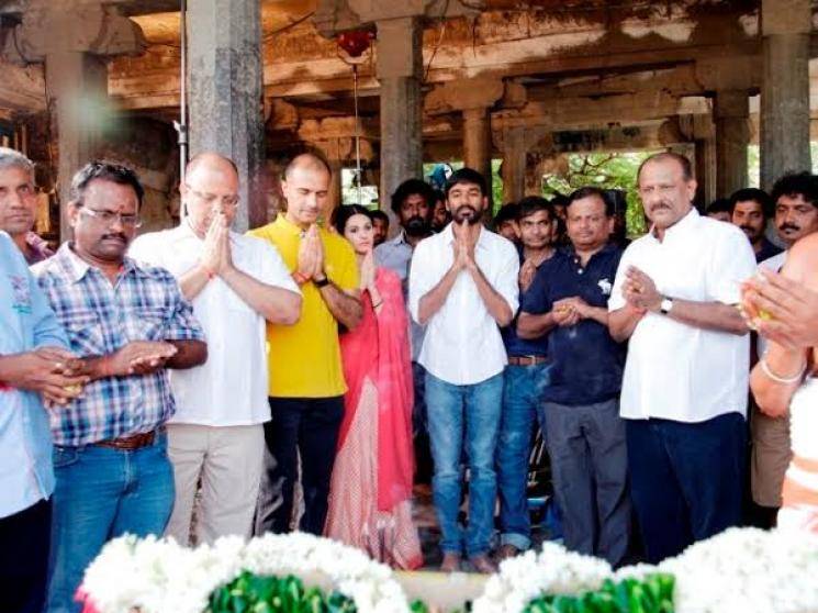 Dhanush visits Palani temple with family during shoot of D40